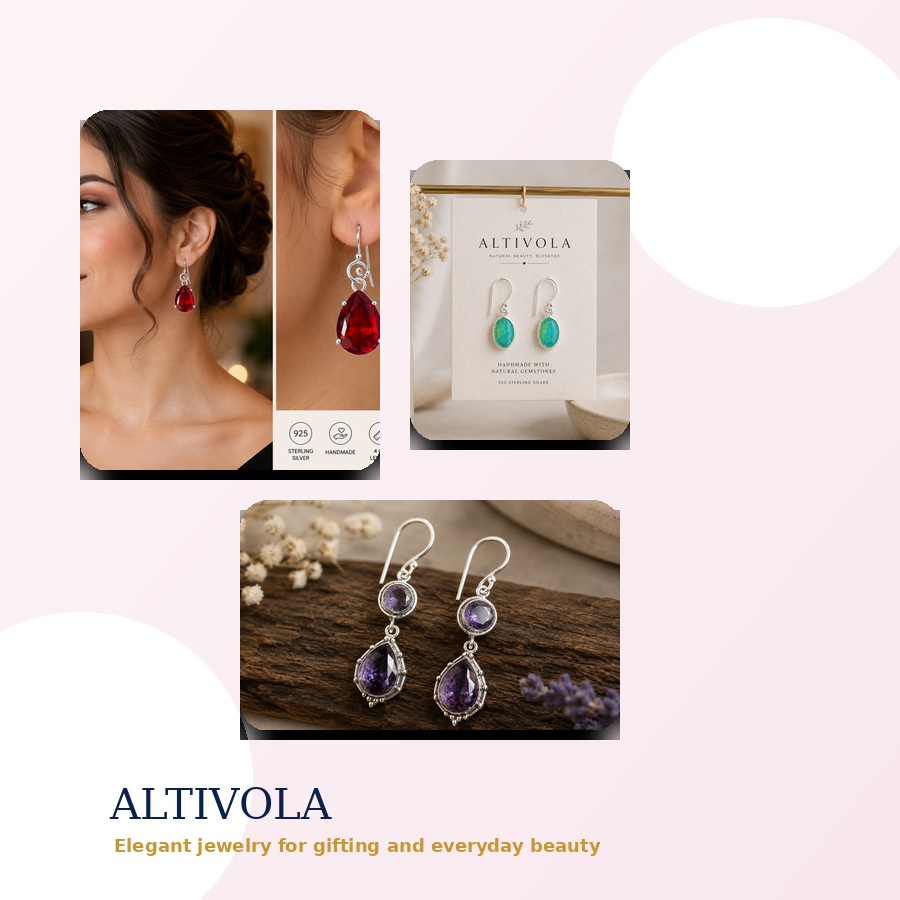 ALTIVOLA curated jewelry collage