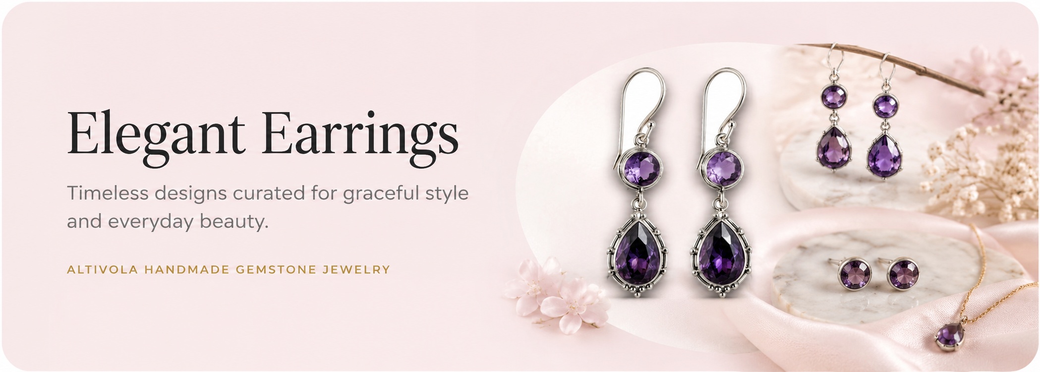 Signature earrings banner